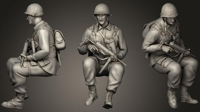 Military figurines (STKW_0242) 3D model for CNC machine